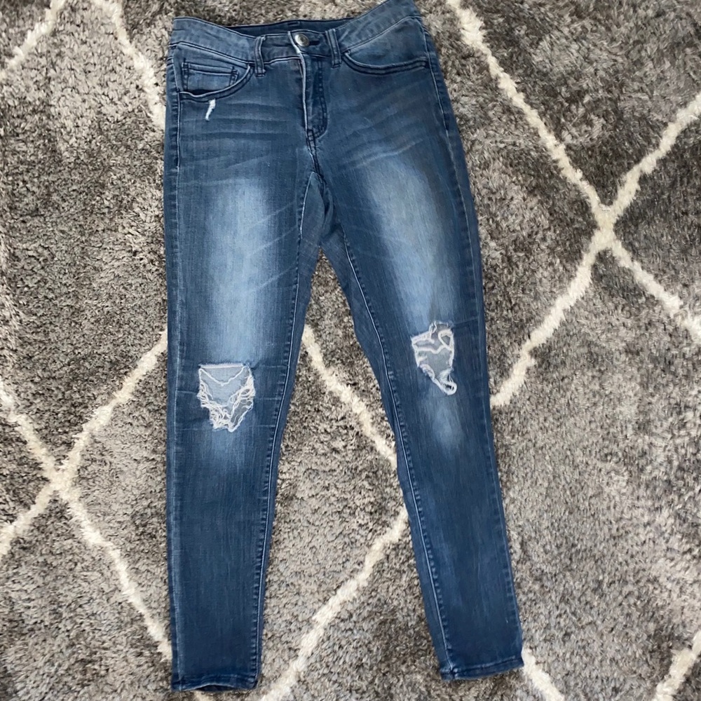 Dark blue junior jeans very comfy and look great